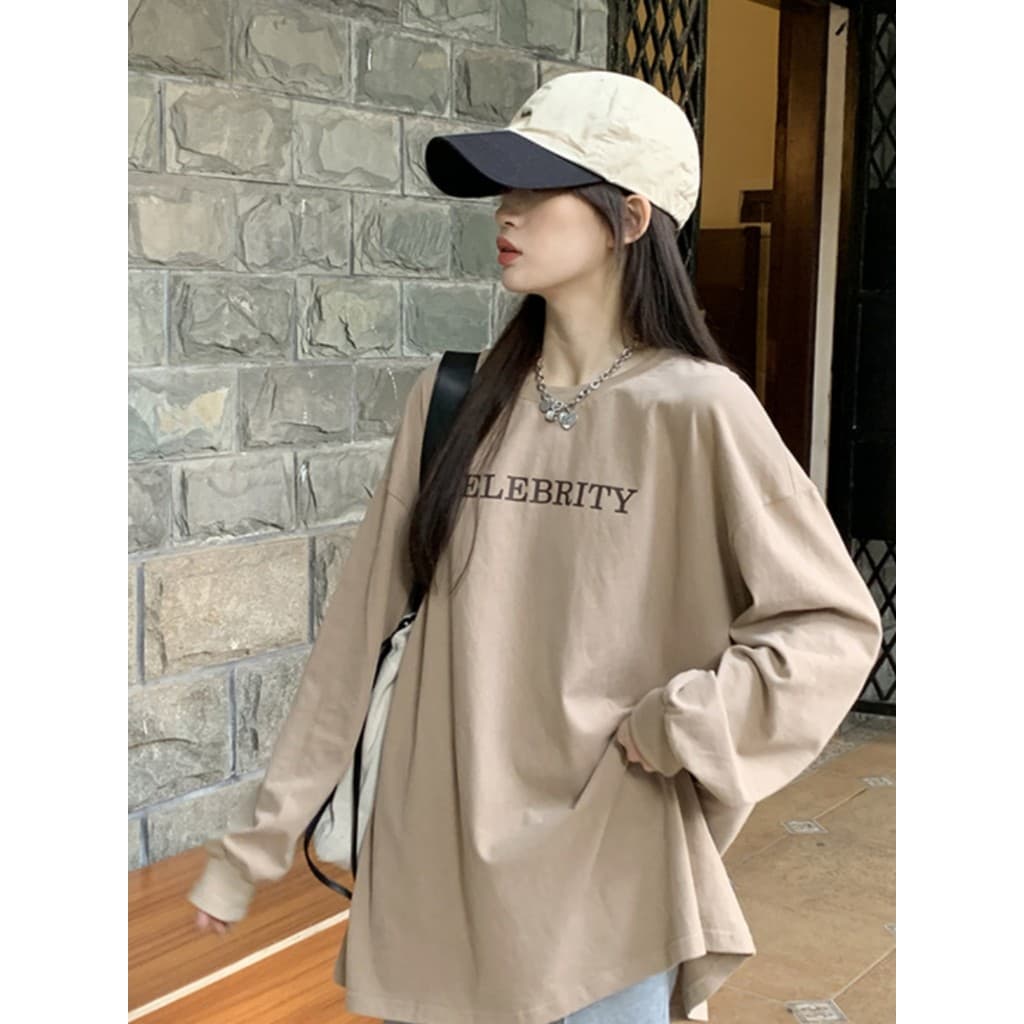 Roupa de maternidade início do outono wear Plus Size gordura mm100kg gravidez final moda solta mais magro olhar amamenta