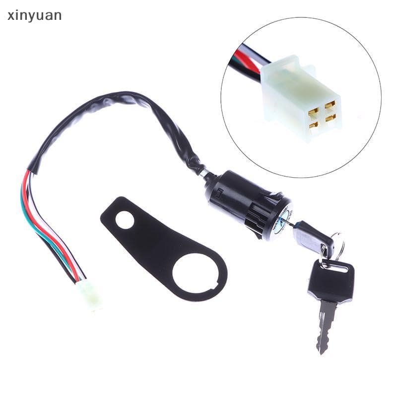 xiny 1 Conjunto De Acessórios DIY Universal Motocicleta Iniciar O Interruptor De Ignição Lo Chave Com Braet Para A Maior