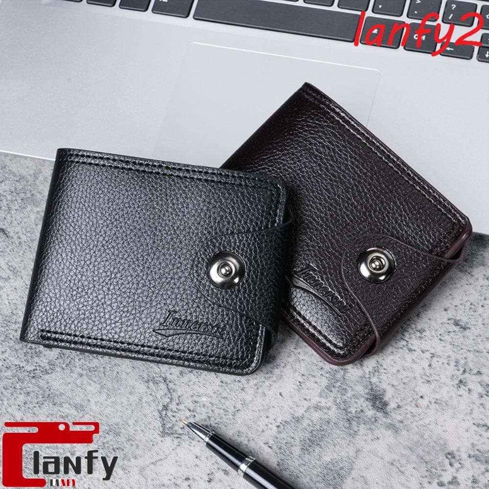 Bolsa Masculina Com Fivela LANFY , Impermeável De Duas Dobras Múltiplas Posições , Ultrafina
