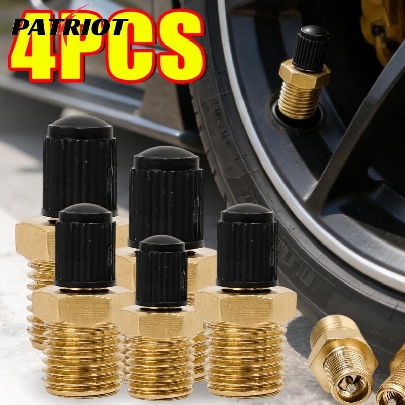 Núcleo De Válvula De Cobre Para Pneus Sem Câmara De Motocicleta De Carro , Substituição De Latão De Ajuste Universal , A