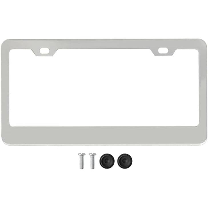 Suporte para Placa de Licença com 2 Furos, adequado para Placas Prateadas de 6 * 12 Polegadas.