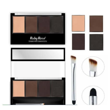 KITS/Trio Sombra Para Sobrancelhas Ruby Rose HB9354