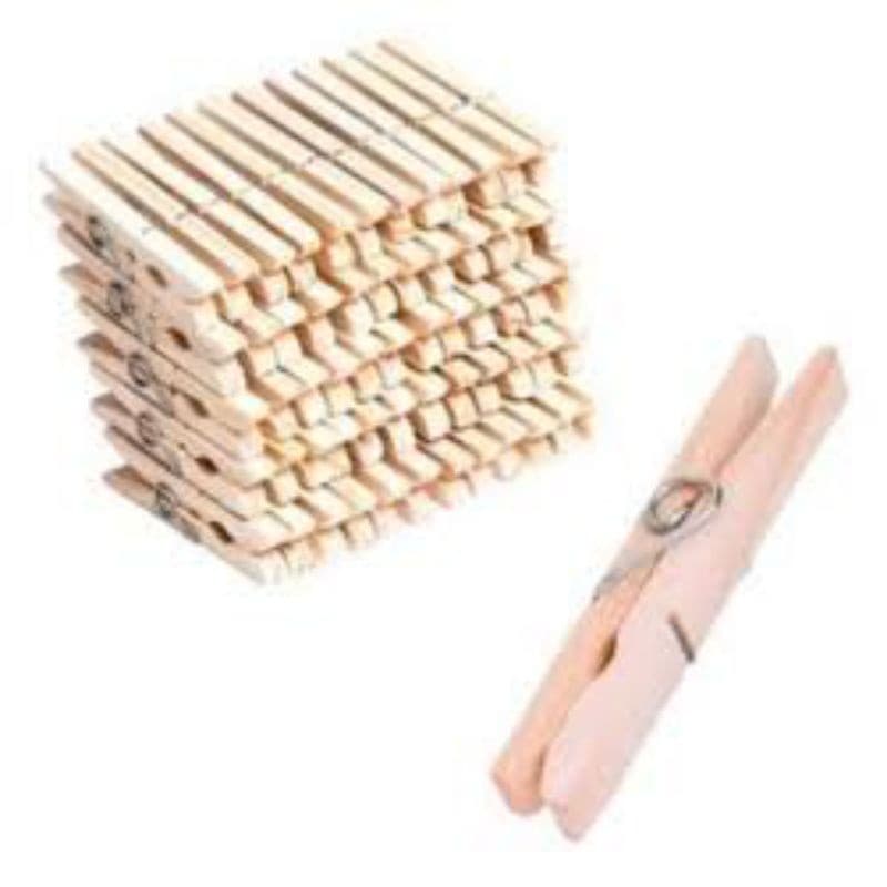 Prendedor de Roupas, Madeira  60 unidades , PROMOÇÃO!