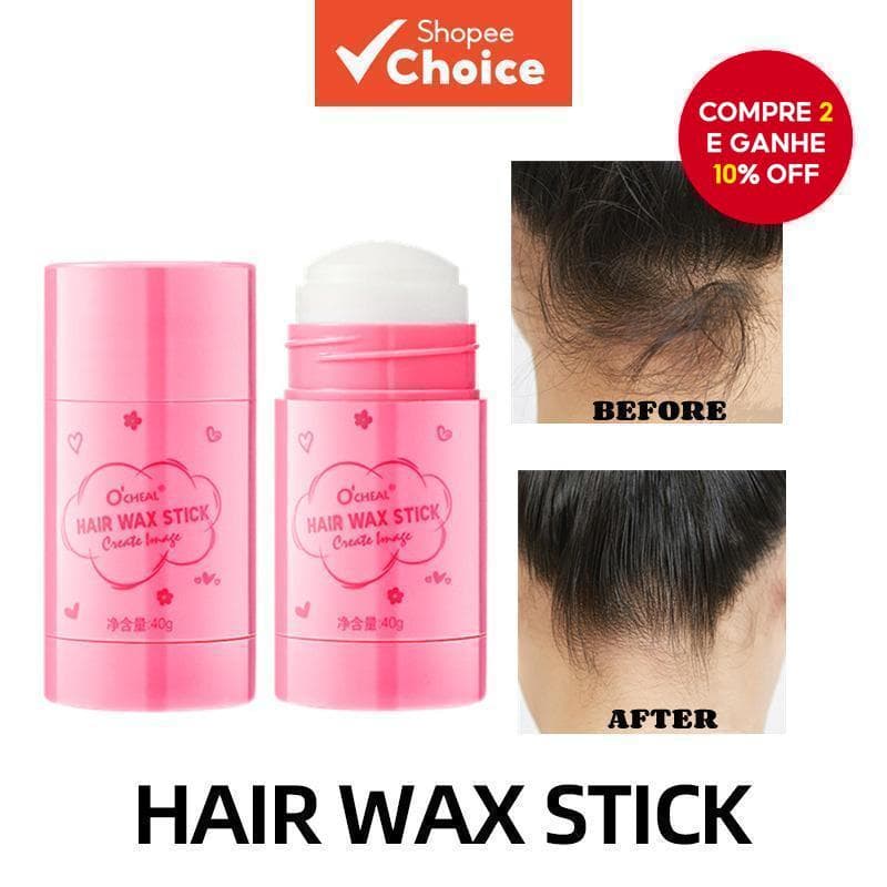 Cera Modeladora para Cabelo em Bastão, Longa Duração, 40g