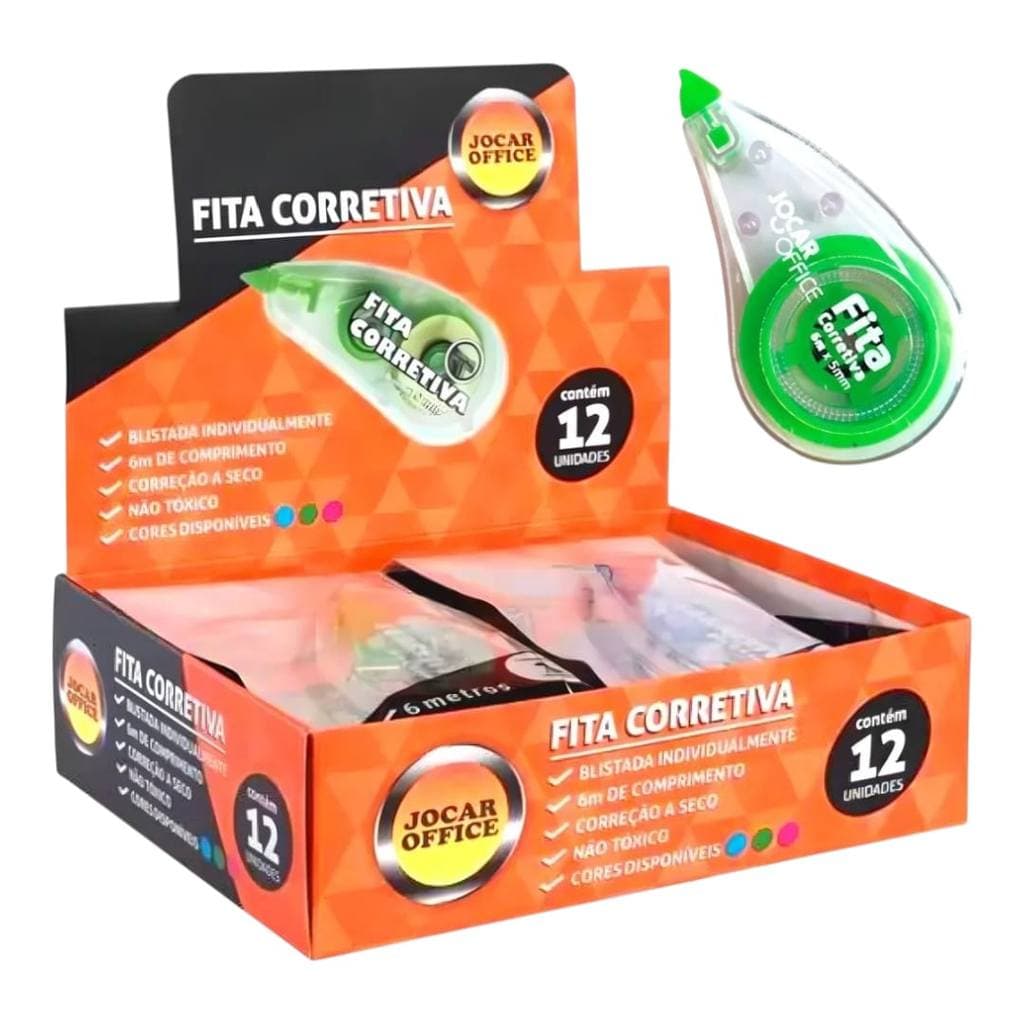 Fita Corretiva 6mx5mm Instantanea Caixa Com 12