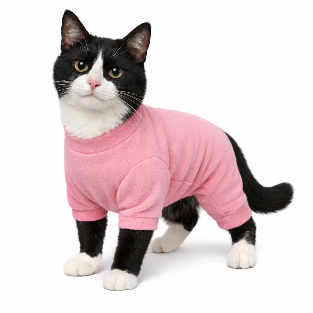 Roupinha para Gatos Macacão Escolher Cor Inverno - Roupa para  Pet Macho e Fêmea