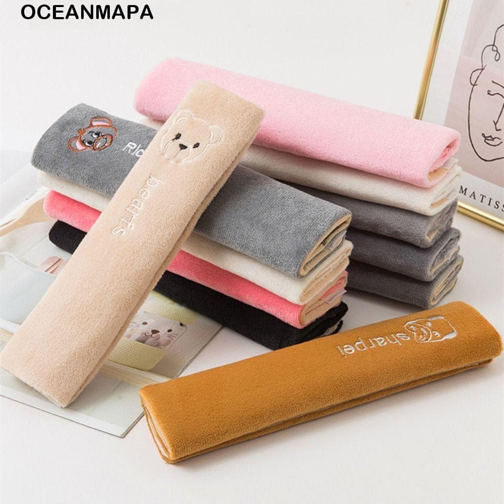 Protetor De Cinto De Segurança OCEANMAPA , Decoração Confortável Capa De Carro , Animal Fofo