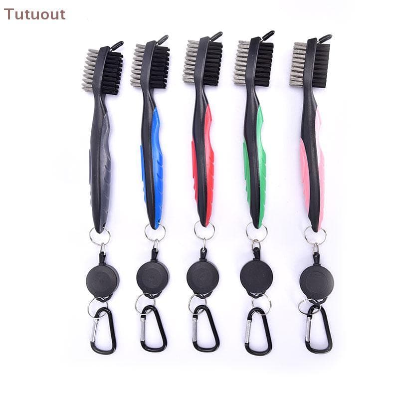 TUTU Golf Club Escova De Limpeza De Ranhuras Kit Bola De Cunha Para Taco De Golfe De 2 Lados BR