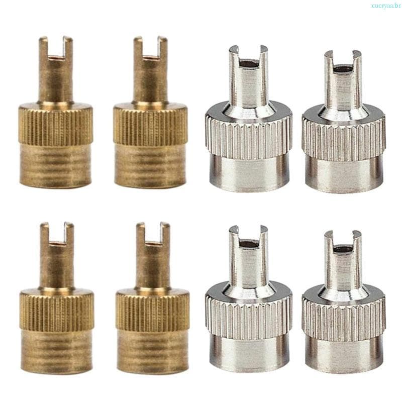 Cucriaa Cobre Entalhado Para Cabeça Carro Motocicleta Pneu Tampas Da Haste Válvula Ferramenta Removedor Núcleo