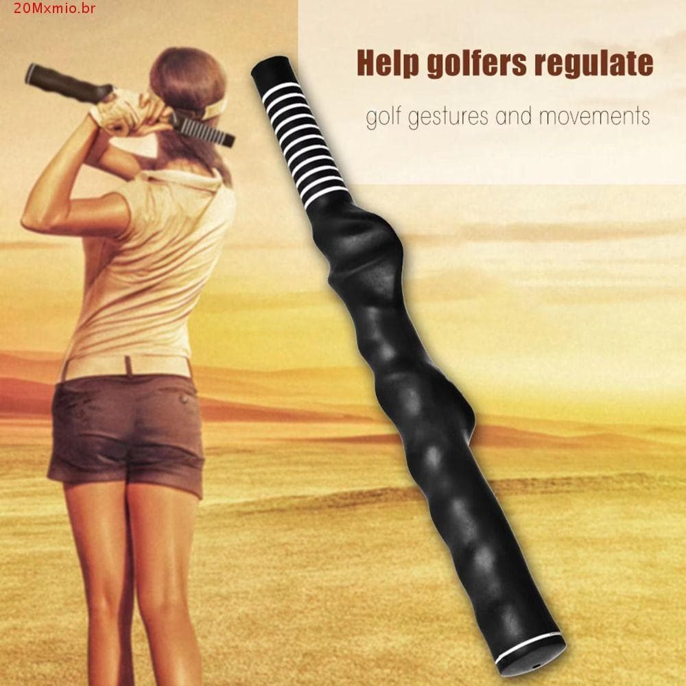 MXMIOB Golf Practice Pole Grip , Corretor De Borracha Para Golfe , Aperto Em Forma De Mão , Direita