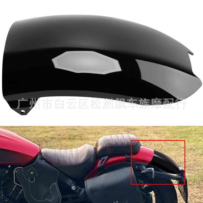 Promoção Acessórios para motocicleta adequados para Scout indiano modificado guarda-lamas traseiro estendido telha de la