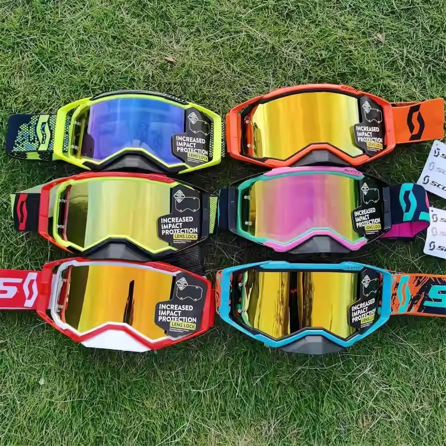 Óculos esportivos unissex para caminhada, motocicleta, adequados para MTB ATVMX, competição de motocicleta Off-Road, bic