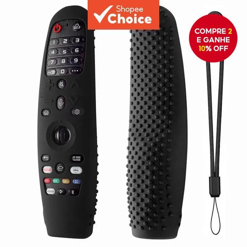 Capa Protetora De Silicone De Substituição Para Controle Remoto LG Smart TV-MR18 MR19 MR20