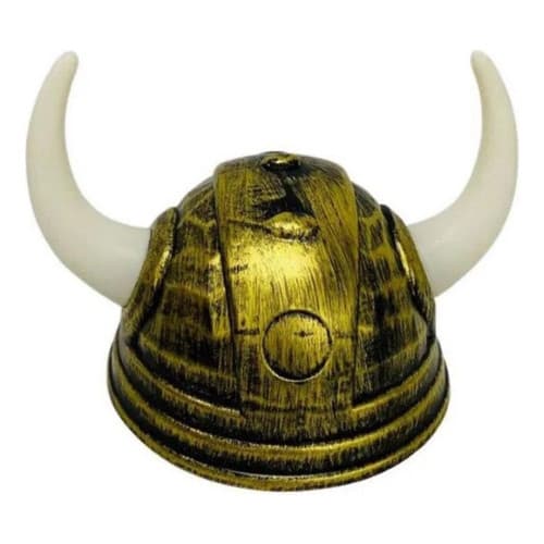 Chapéu Capacete Com Chifres Viking 20,2x19x12,5cm Festas