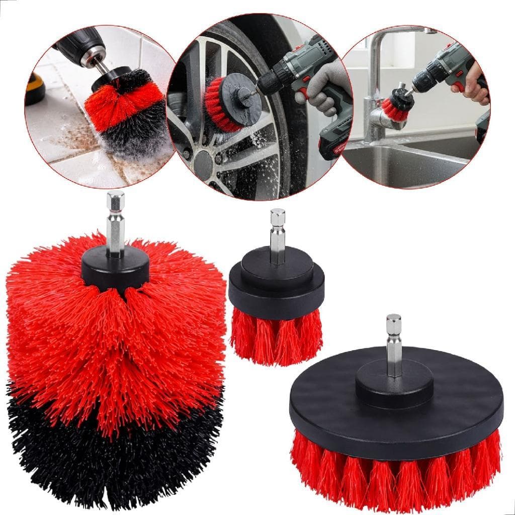Escova Rotativa Limpeza Profunda P Furadeira E Parafusadeira