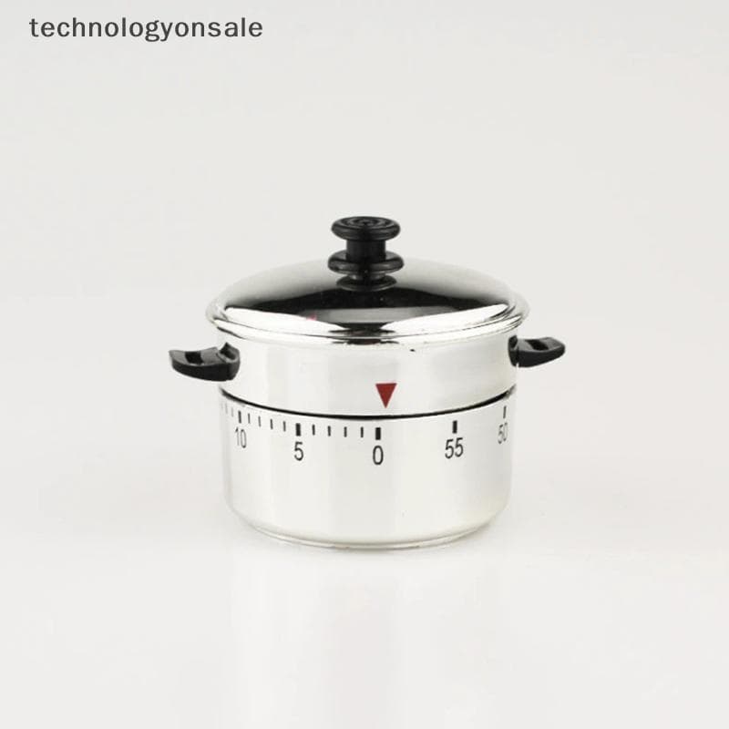 [Tecnologia] Temporizador De Cozinha Em Aço Inoxidável 60 Minutos Mecânico Lembrete De Contagem Regressiva Gerenciador D
