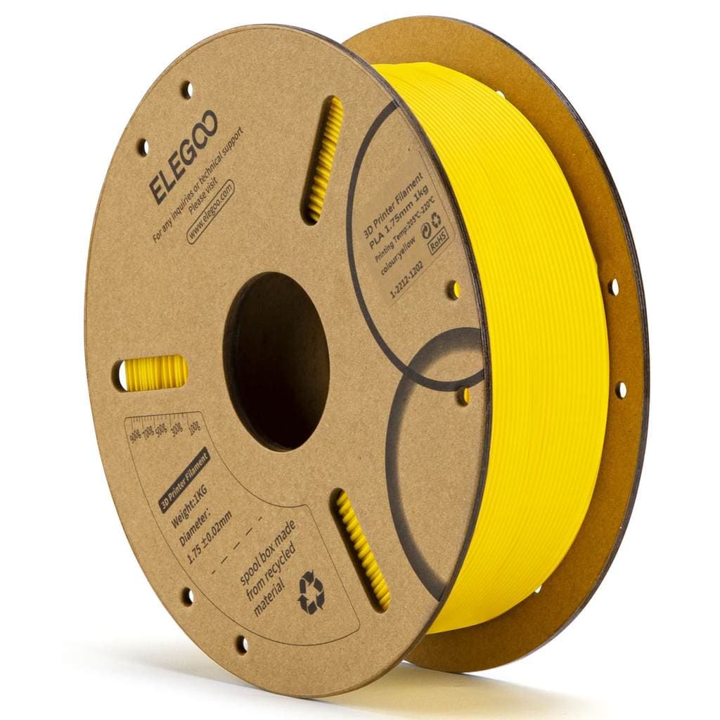 Filamento Elegoo PLA 1.75mm 1Kg Amarelo