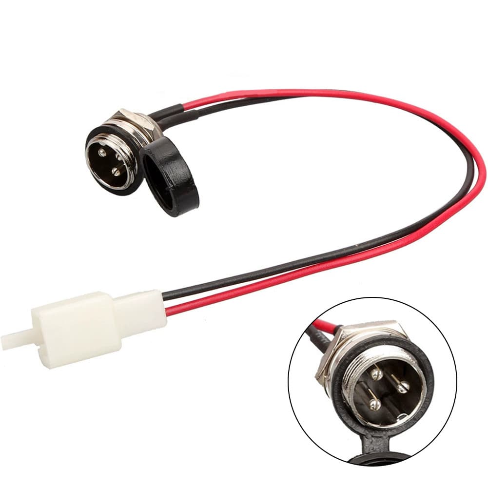 ⭐ Grandes Descontos Porta Do Carregador De 3 Pinos Para Scooter Elétrica E-Bike