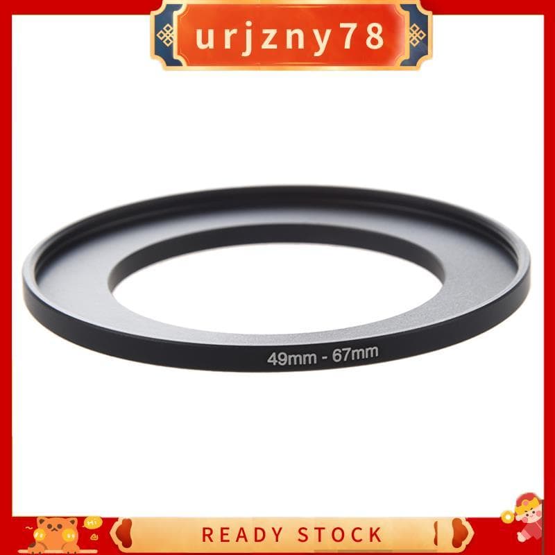 Filtro De Lente De Câmera Intensifica Anel Adaptador 49mm-67mm Preto