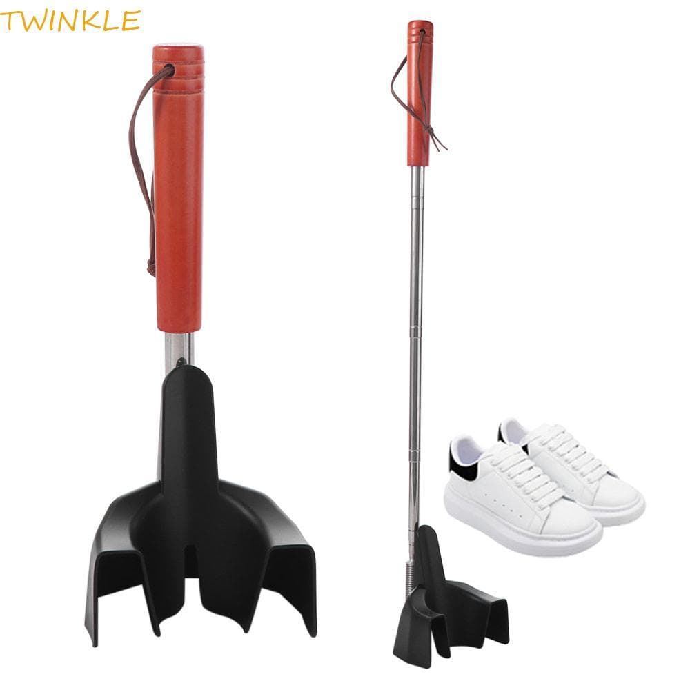Buzina De Sapato TWINKLEO , Calçadeira Telescópica Ajustável Com Alça Longa , Levantador Durável Fácil De Levar