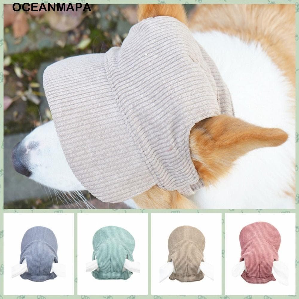 Boné De Beisebol Para Cachorro OCEANMAPA , Chapéu Ajustável E Respirável Pais Filhos , Com Furos As Orelhas Protetor Sol