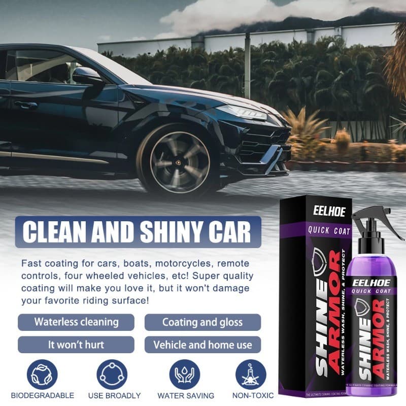 Shine Armor Kit Lava Cera E Selos Pintura De Carro
