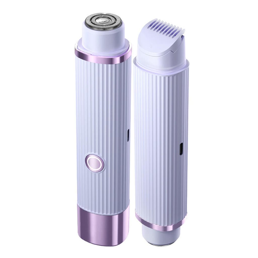 Barbeador elétrico para mulheres  2 em 1 recarregável