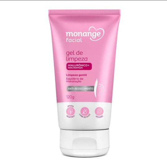 Gel de Limpeza Monange Facial Anti-Ressecamento 120g