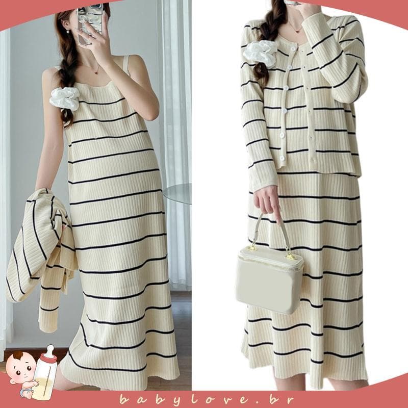 BABYLOVE Roupas Para Grávidas, Atividades Ar, Cardigãs Malha