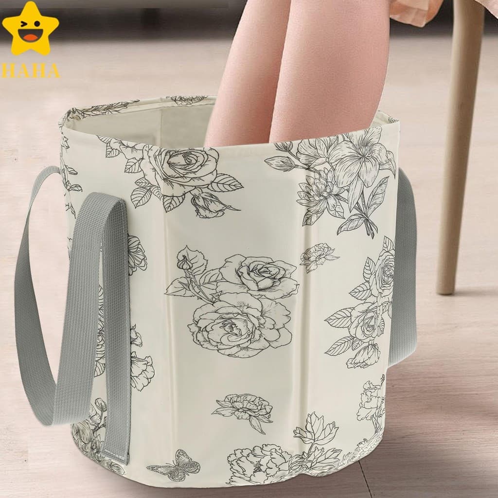 Recipiente Dobrável De Imersão Para Pés Com Alça Balde Portátil Banho De Camping SHOPSBC6006