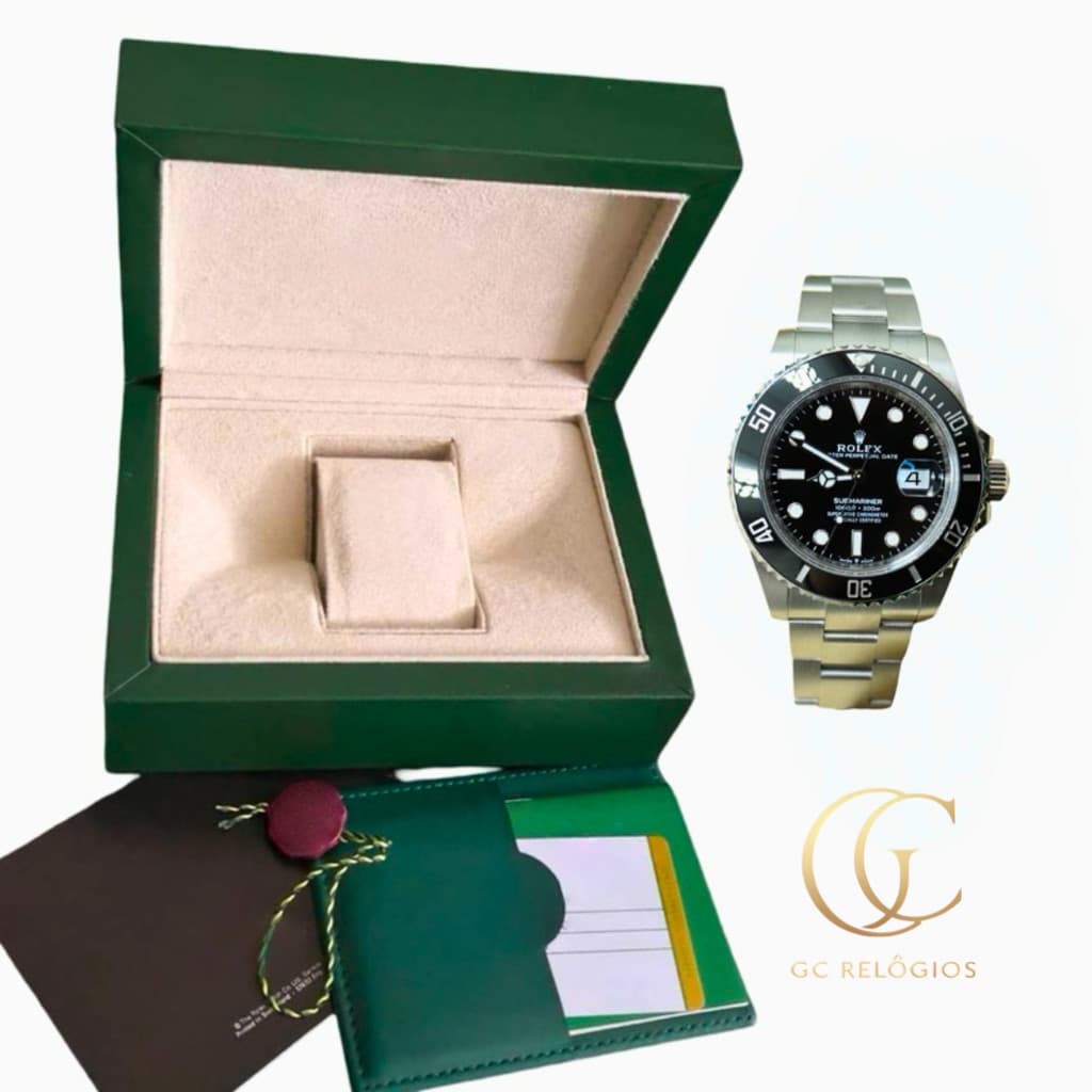 Case Estojo Relógio Para Viagem + Relógio Subblack