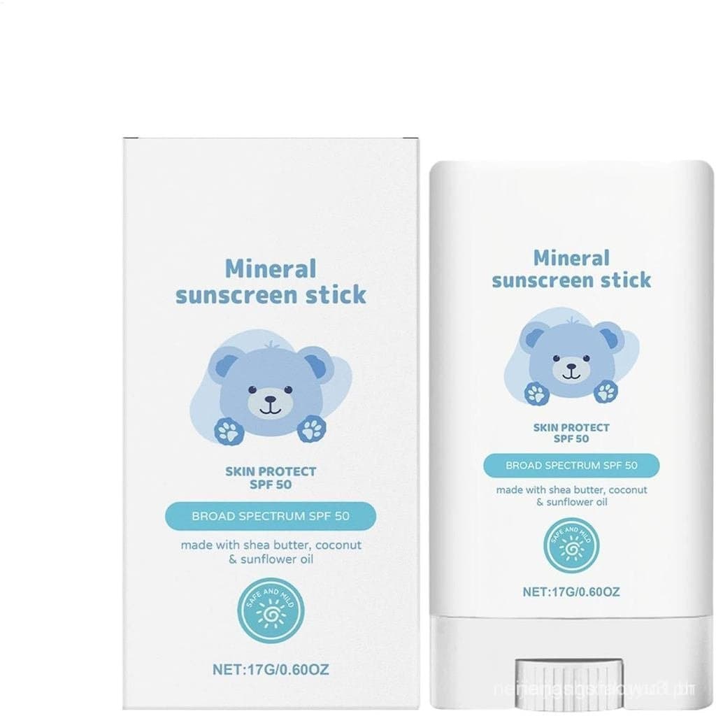 Creme Solar para Bebês, Protetor Solar para Crianças, Bloqueador Solar Infantil, Absorção Rápida, Fórmula Suave, Amplo E