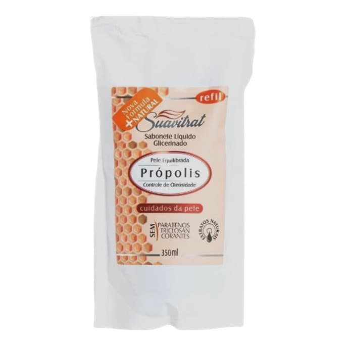 Sabonete Líquido Propolis Refil Tratamento Da Pele Suavitrat