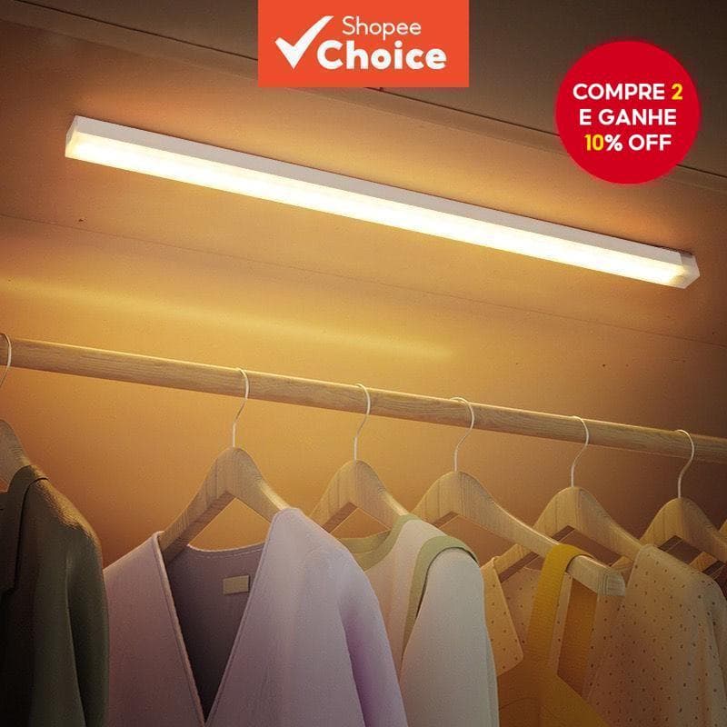 Sob A Luz Do Gabinete LED Sem Fio Com Faixa Magnética Sensor De Movimento