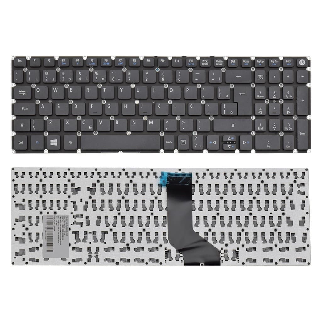 Teclado para Notebook Acer Aspire ES1-572 | Preto ABNT2 - F3 WI-FI