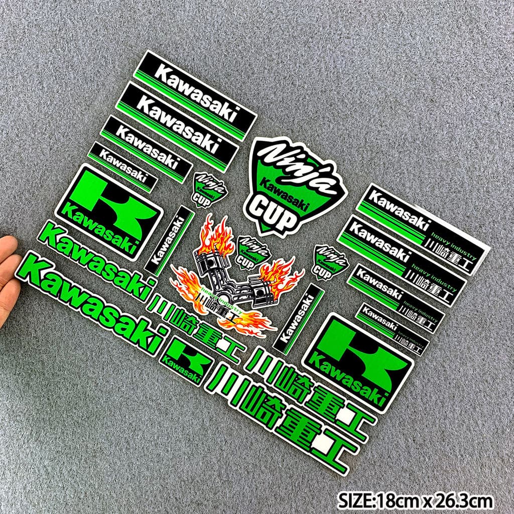 Para Kawasaki Adesivos Ninja 400/500 Z400 Versys-X 300 Brusky 125 Barako 175 Acessórios De Modificação De Motocicleta De