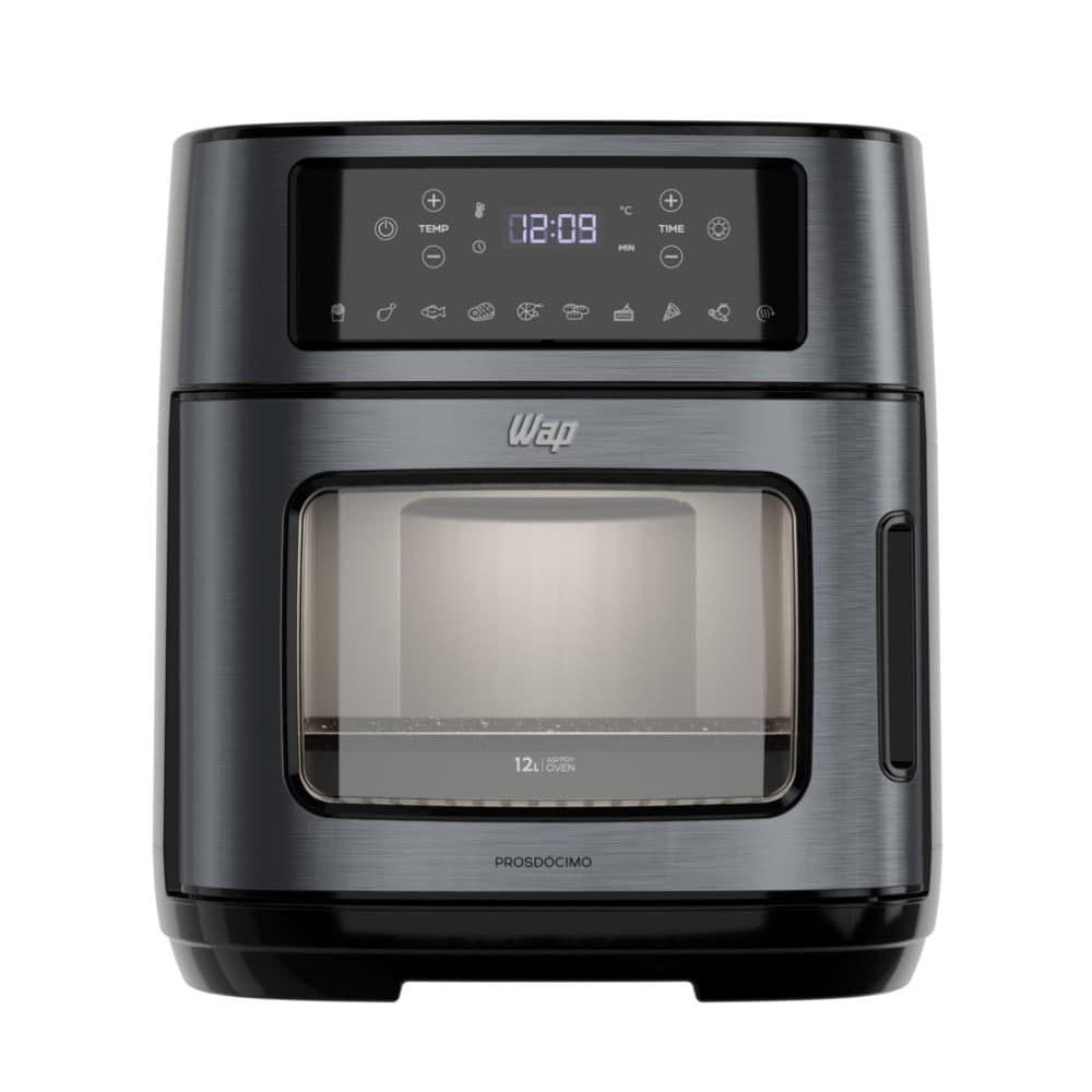 Fritadeira Elétrica Wap Airfry Oven Black Inox WAOD2 12L 220V