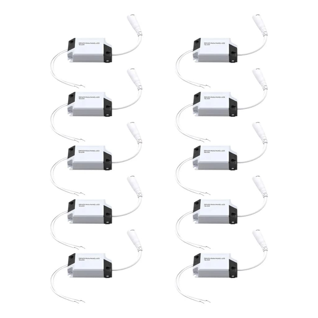 10 Drivers LED Reator Fonte para Painel LED 18-25w Bivolt Automático