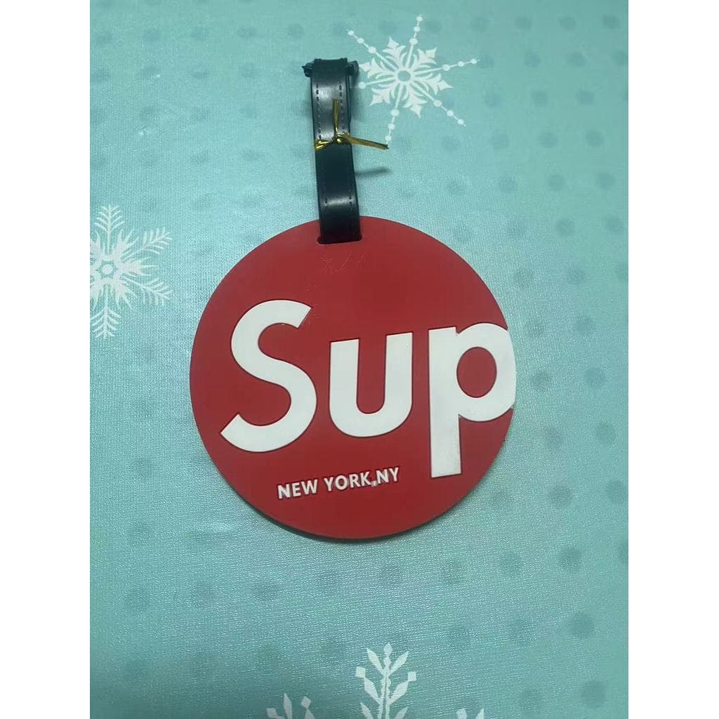 Etiqueta de bagagem fofa indispensável para viagem Street Wear sup Etiqueta de bagagem 7CUV