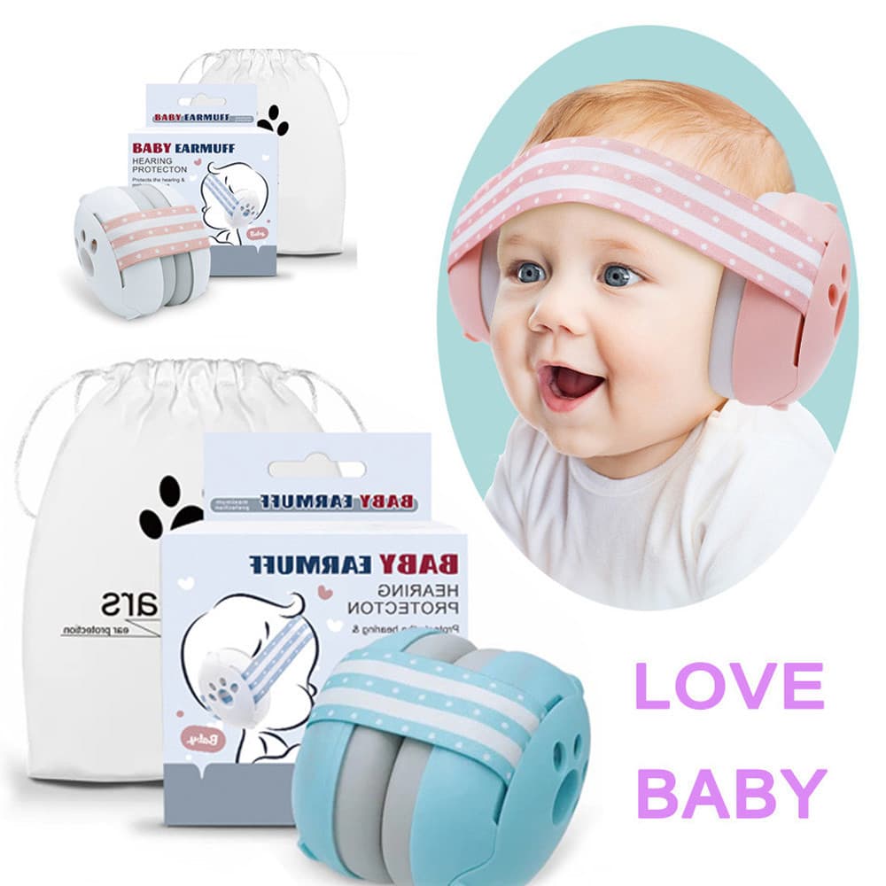 Abafador Ruído Auricular Infantil Confortável Bebê Autismo