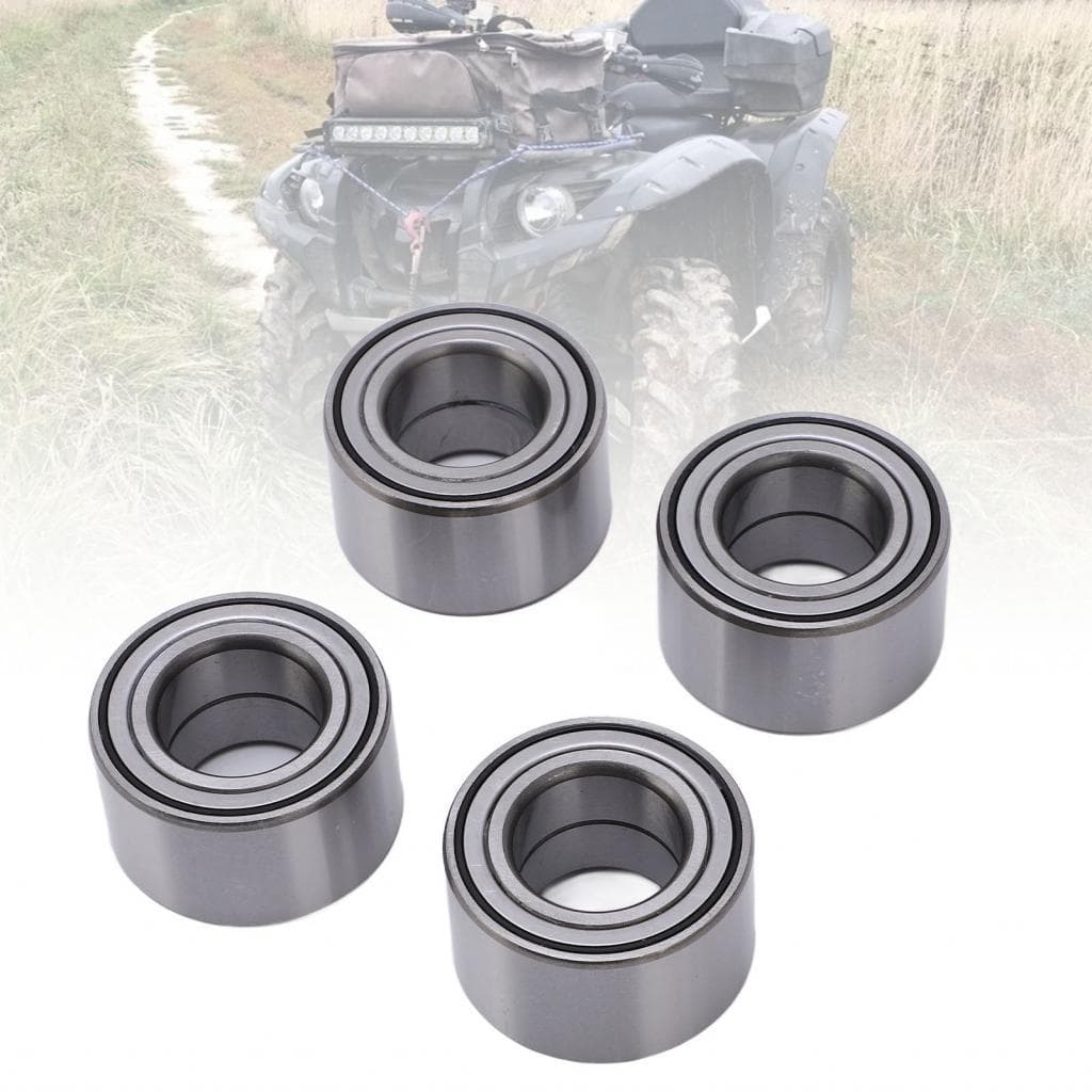 Substituição do rolamento da roda de aço dianteiro traseiro Aumotop para Grizzly YFM 550 660 700 03?18 Rust ATV 4pcs