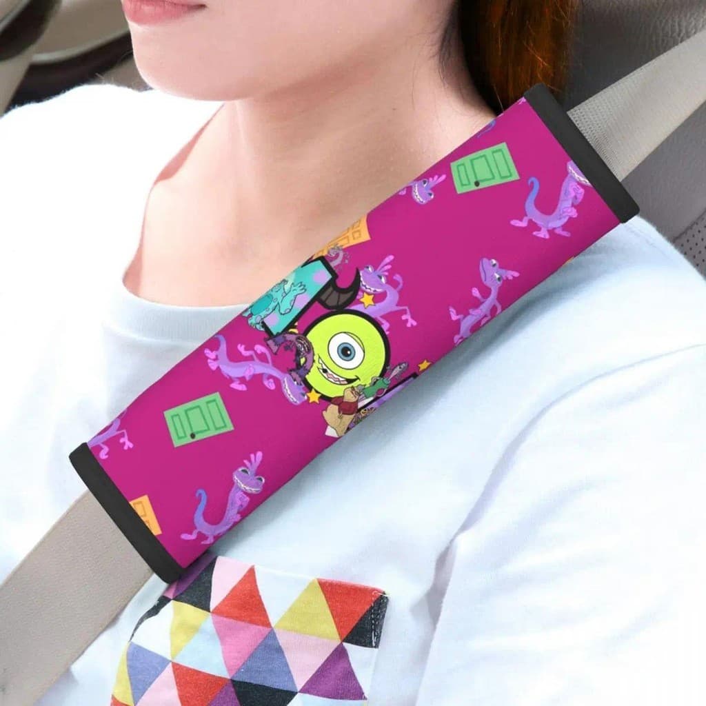 Almofada De Cobertura De Cinto De Segurança Personalizada Monsters University 2 Pacotes De Capa De Alça De Ombro Para Au