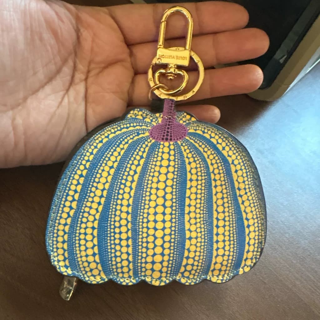 Pingente de abóbora/bolsa de moedas fofa/pingente de bolsa/chaveiro