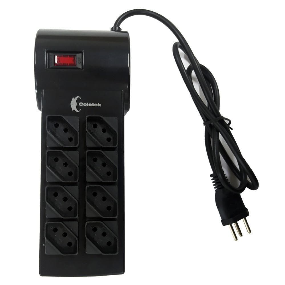 Filtro de Linha Com 8 Tomadas FL-82  Coletek