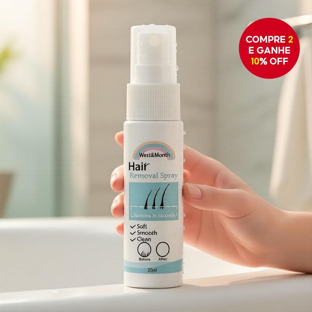  Spray Depilatório para Mulheres e Homens, Remoção Indolor de Pelos para Áreas Sensíveis, Bikini, Pernas, Corpo,
