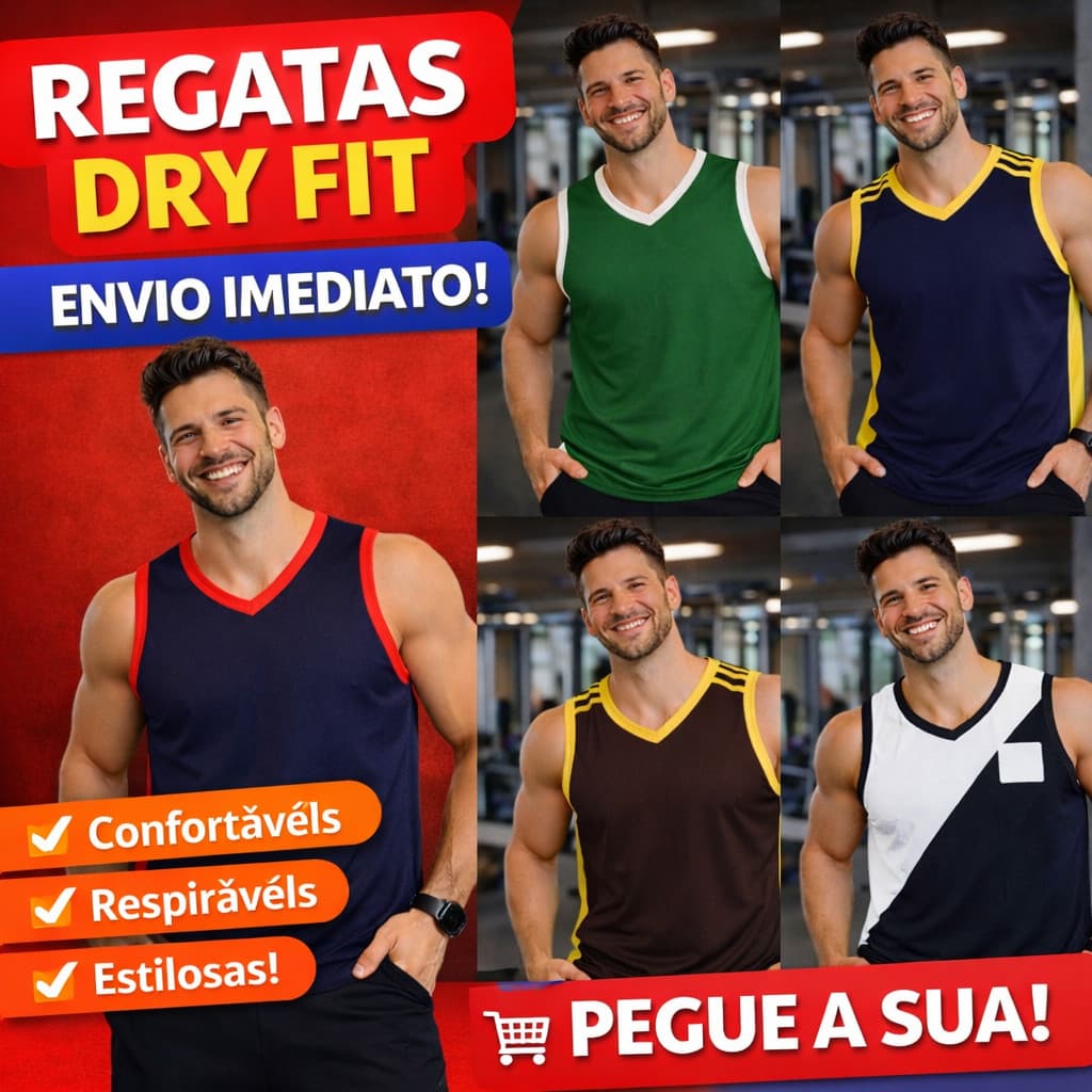 Regata Maculina Dry Fit Estilo Basquete Leve E Fresca Ideal Para O Verão