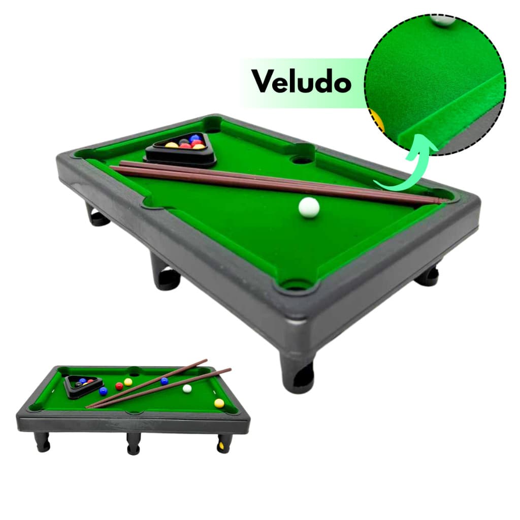 Mini Mesa de Bilhar Sinuca Infantil Grande