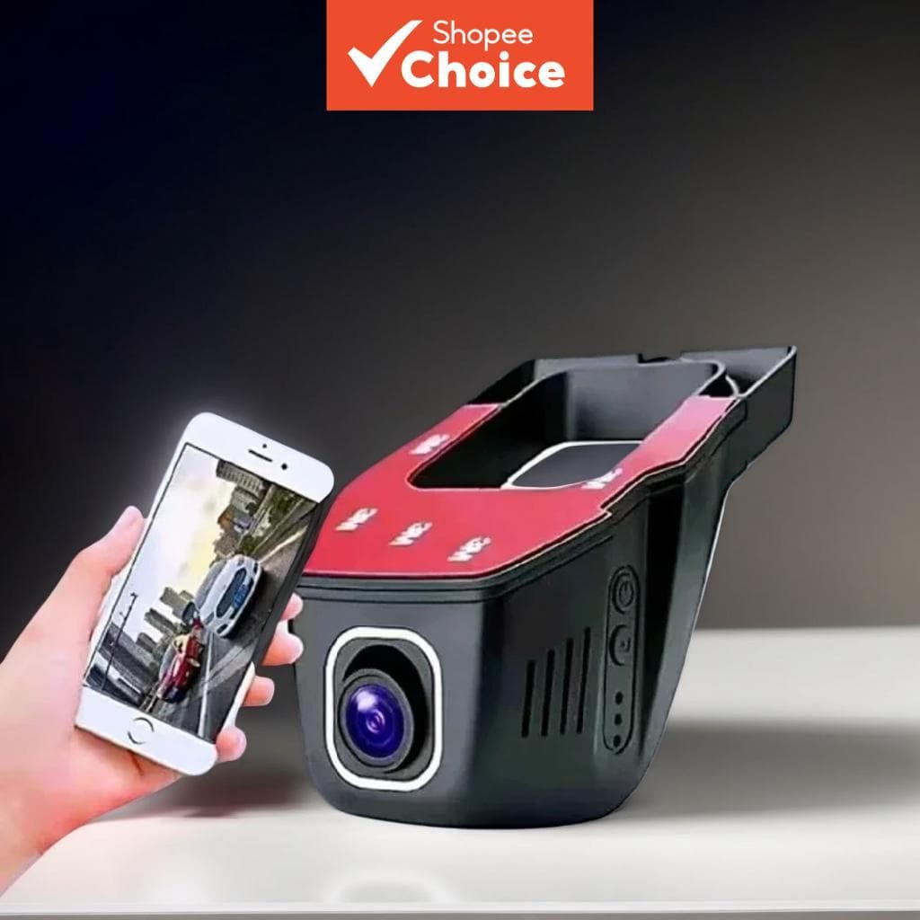 Monitor De Estacionamento Com Detecção De Movimento De Visão Noturna Oculta WiFi Dash Cam 1080P