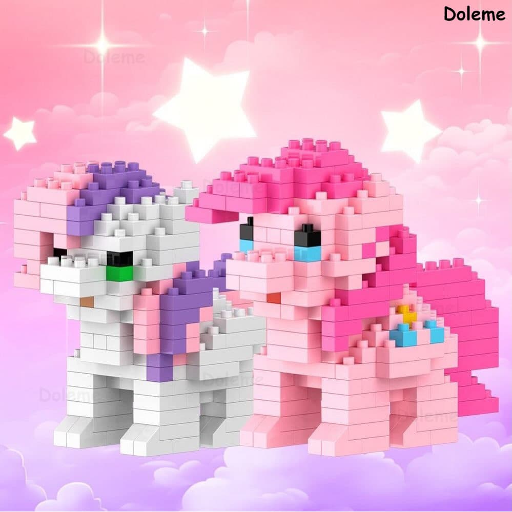 My Little Pony Mini Blocos Coleção Completa 6+ Anos Criativo Presente Infantil Presente Menina