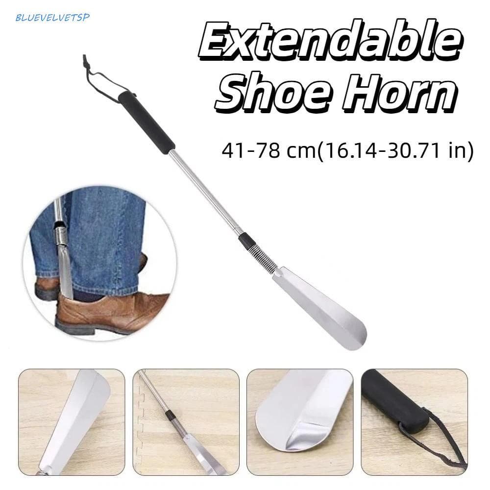 Calçadeira Extensível BLUEVELVETSP , Telescópica De Aço Inoxidável Para Buzina De Sapato , Cabo Longo
